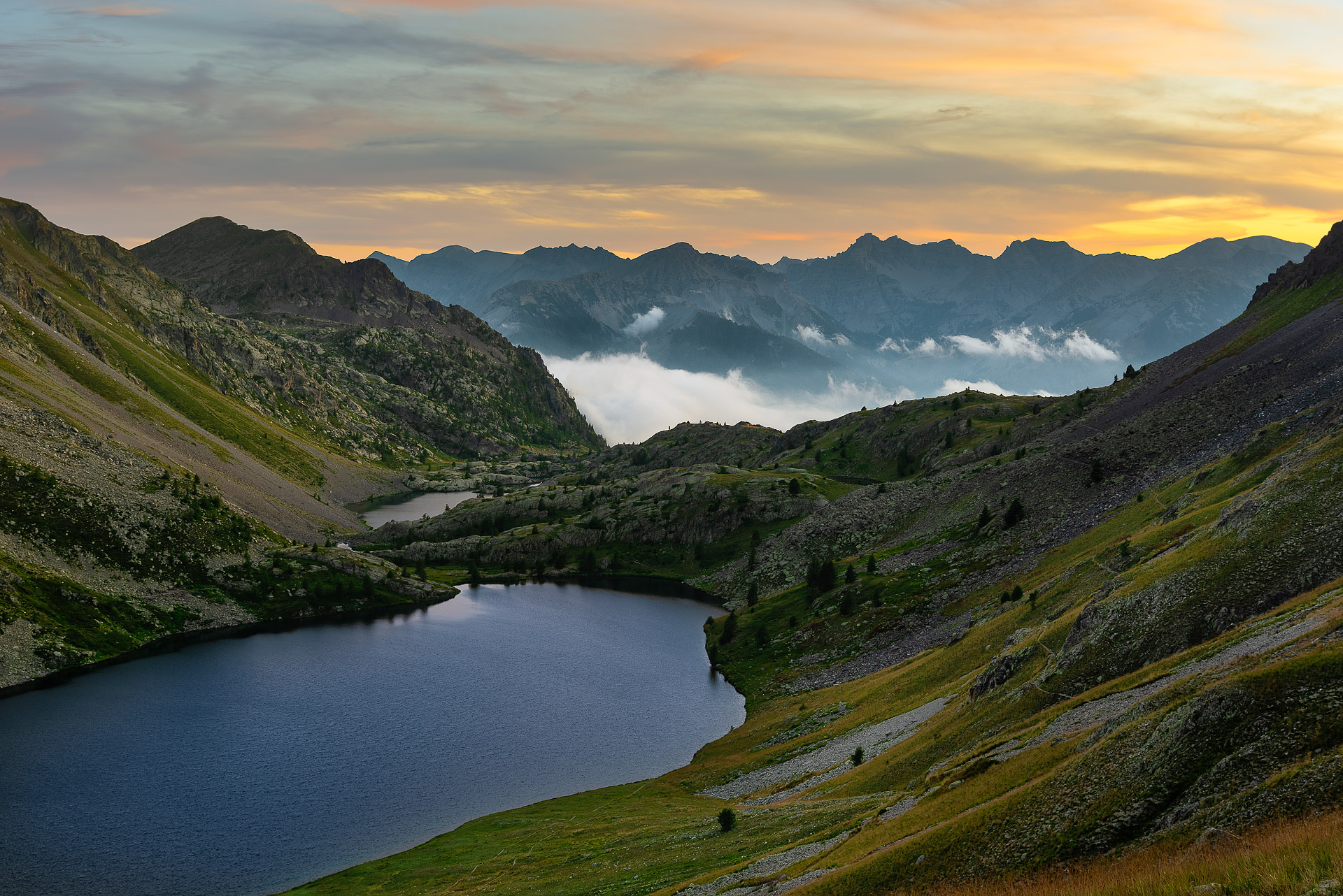 view from lacs de Vens